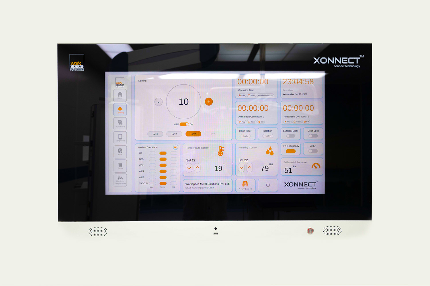 xonnect surgeon control panel